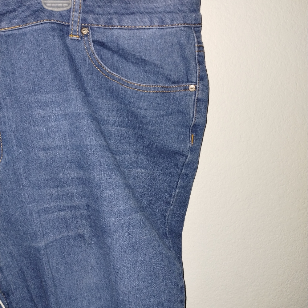 J Creations Demin Collection Plus Size Pants Size 24.  Skinny Fit - Picture 3 of 8